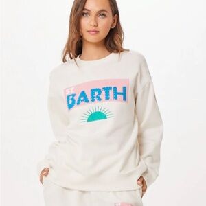 Vintage Havana St. Barth rhinestone Graphic Sweatshirt size L NWOT